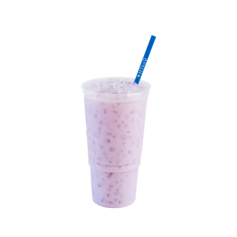 Iced Blueberry Tea Latte